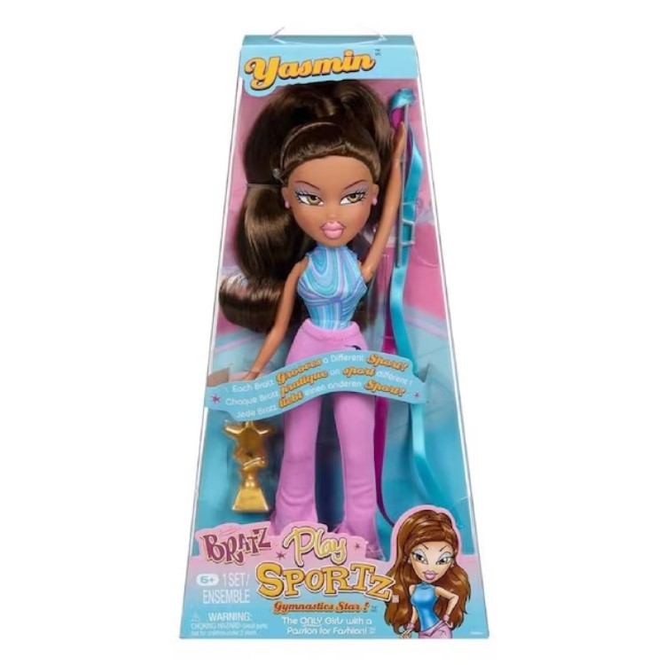 Bratz Play Sportz Doll - Yasmin Gymnastics Star