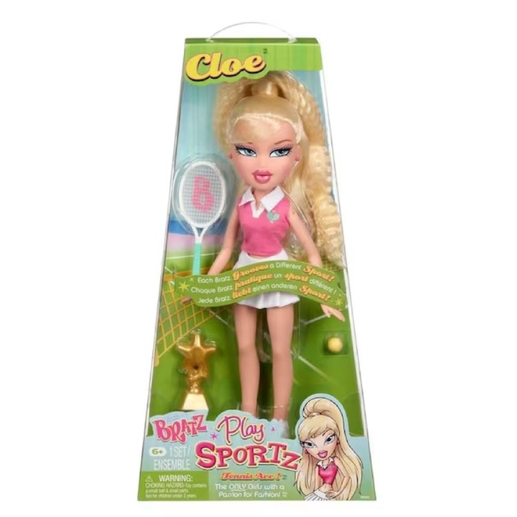 Bratz Play Sportz Doll - Cloe Tennis Ace