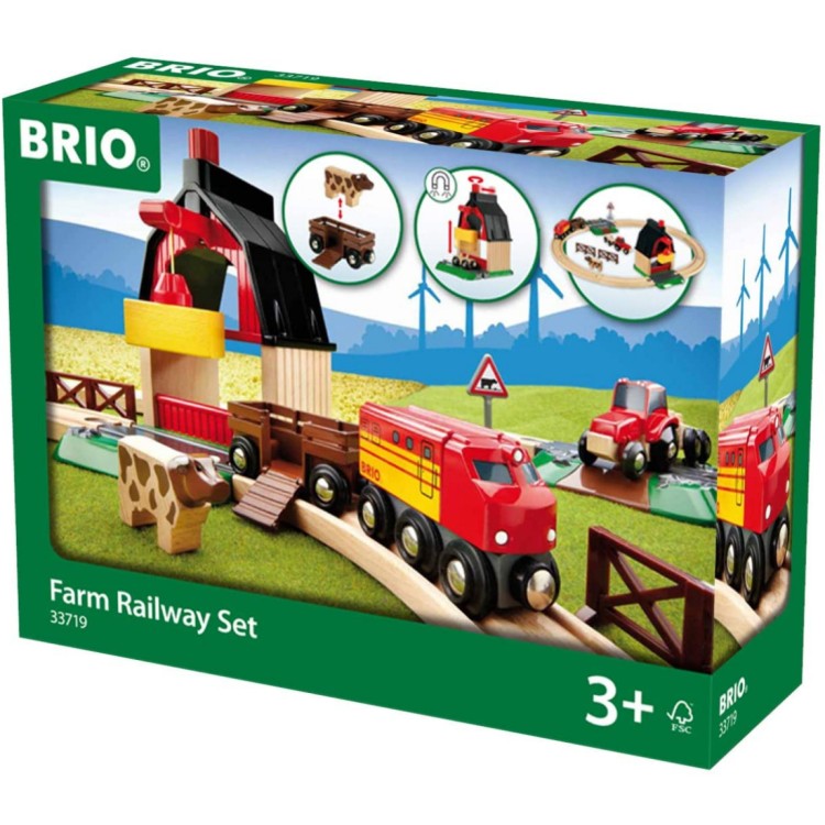 Brio Farm Railway Set