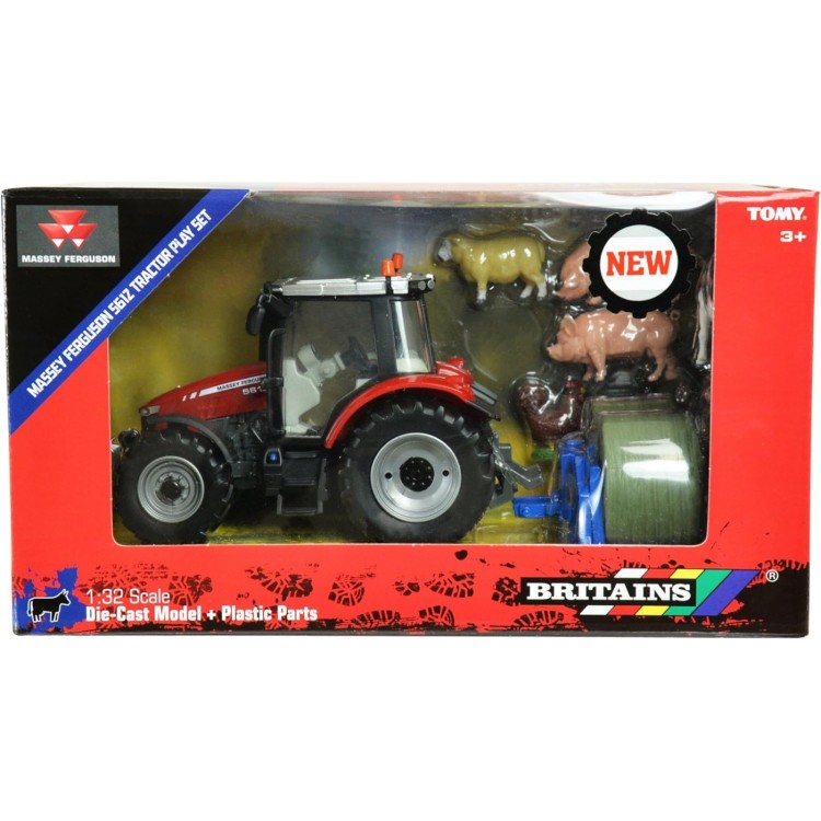 Britains 1:32 Massey Ferguson 5612 Tractor Playset