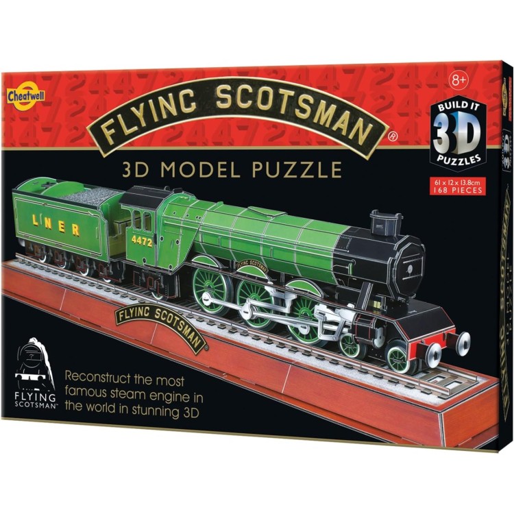 Cheatwell Build It Flying Scotsman 3D Model Puzzle