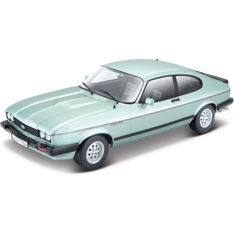 Burago 1:24 Ford Capri 1982 Light Green