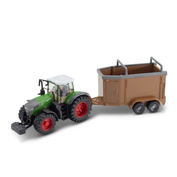 Burago Farm Fendt 1050 Vario Tractor with Horse Box