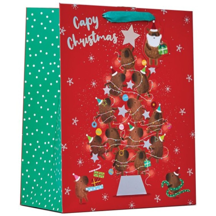 Capy Christmas Gift Bag Large