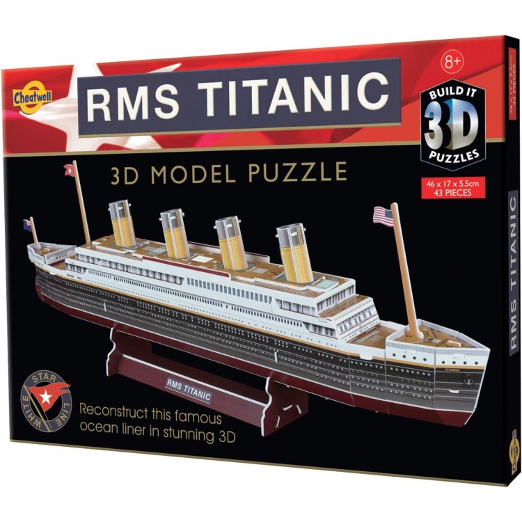 Cheatwell Build It RMS Titanic 3D Model Puzzle