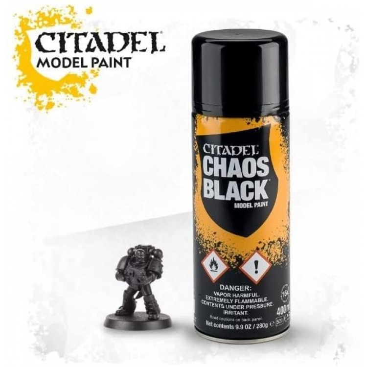 Citadel Spray Paint - Chaos Black 400ml