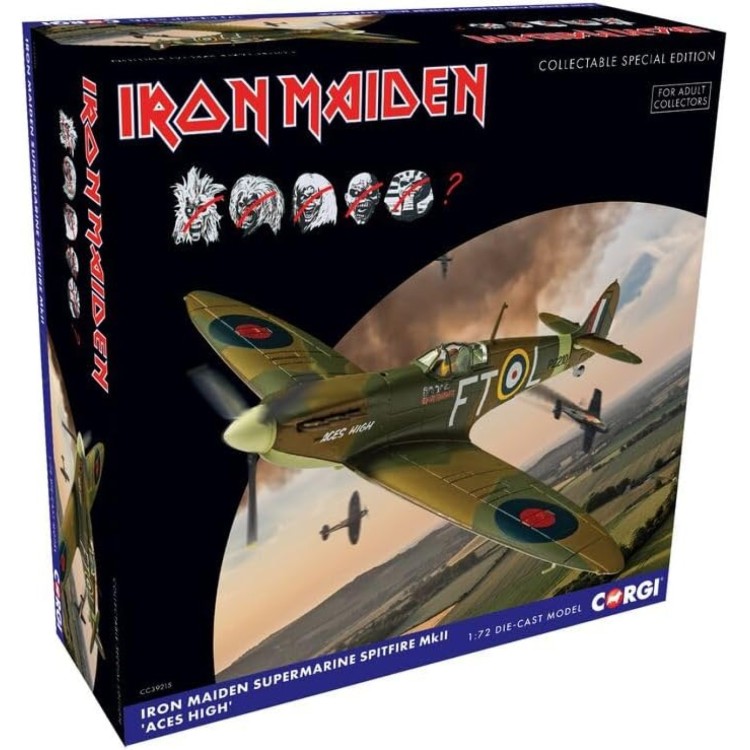 Corgi Aviation Archive 1:72 Iron Maiden Spitfire Mk.II 'Aces High'