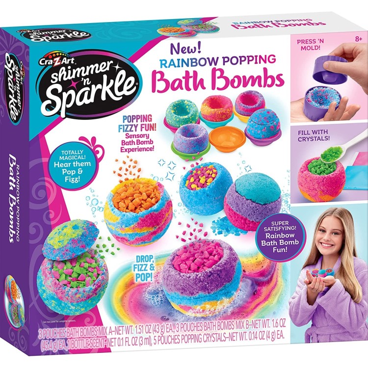 Cra-Z-Art Rainbow Popping Bath Bombs