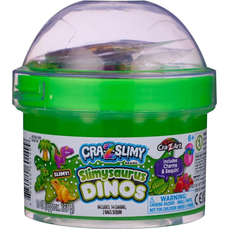Cra-Z-Slimy Fun Topper Slimy Jar - Slimysaurus Dinos