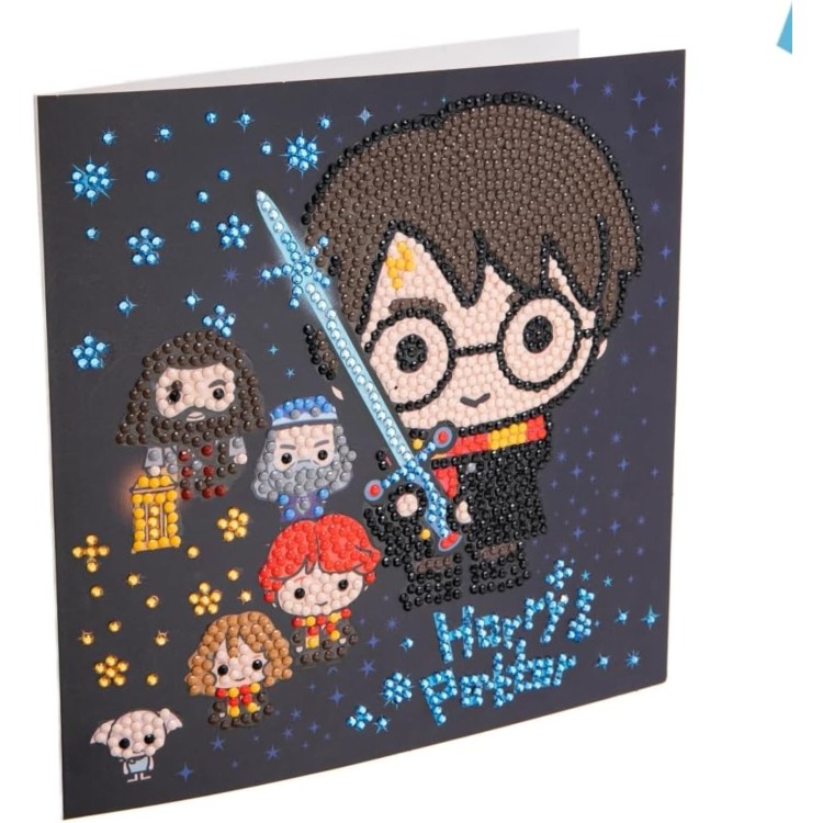 Craft Buddy Crystal Art Card Kit - Harry Potter Family