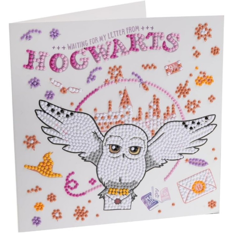 Craft Buddy Crystal Art Card Kit - Hogwarts Hedwig