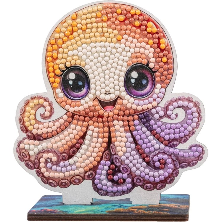 Craft Buddy Crystal Art Wild Buddies - Octopus