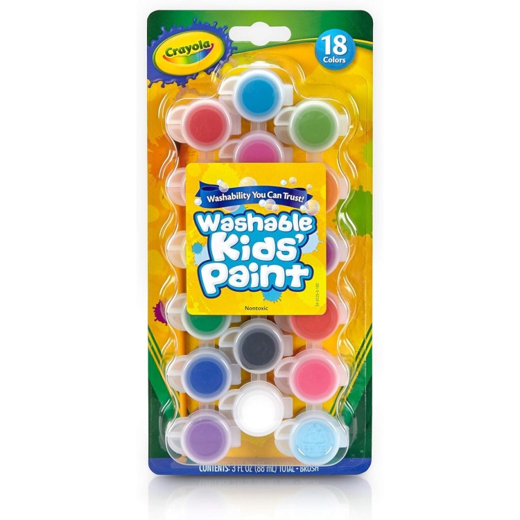Crayola 18 Washable Paint Pots
