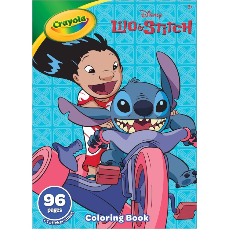 Crayola Disney Lilo & Stitch 96pg Colouring Book