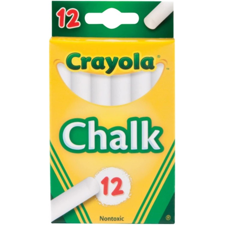 Crayola White Chalk 12pc