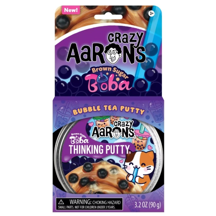 Crazy Aarons Thinking Putty - Brown Sugar Boba Putty