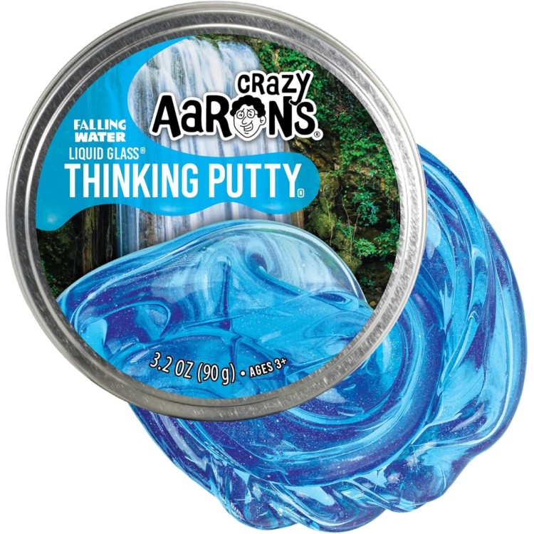 Crazy Aarons Thinking Putty - Falling Water Liquid Glass