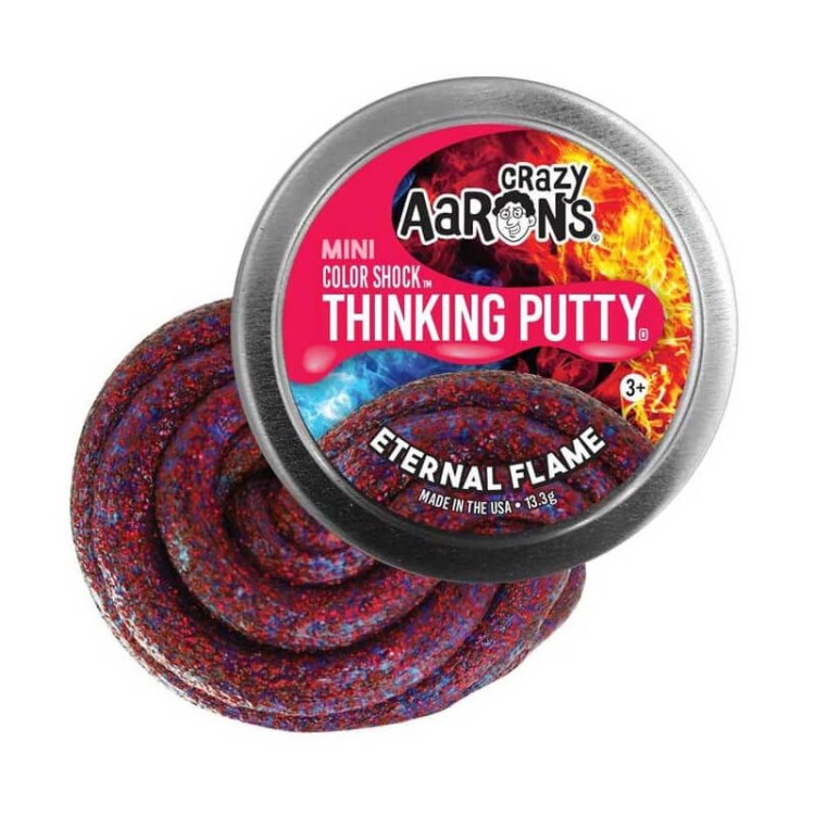 Crazy Aarons Thinking Putty Mini Tin - Eternal Flame