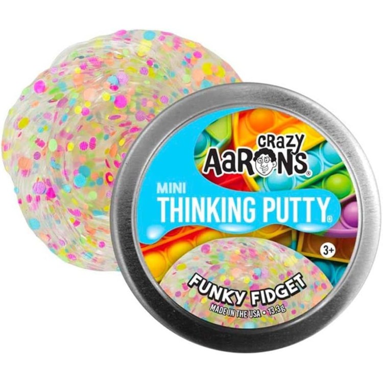 Crazy Aarons Thinking Putty Mini Tin - Funky Fudge