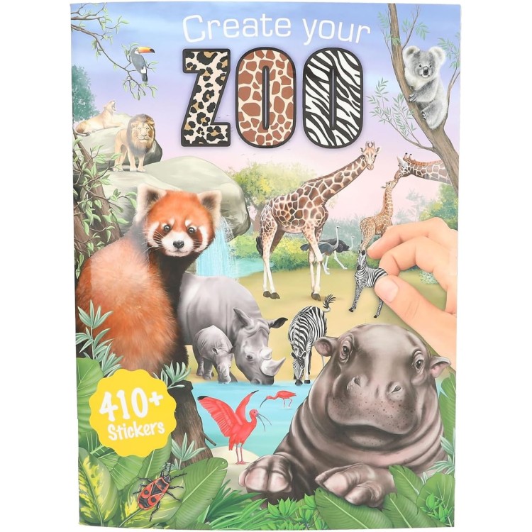 Create Your Zoo Sticker Book