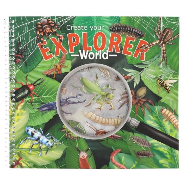 Create Your Explorer World Sticker Book