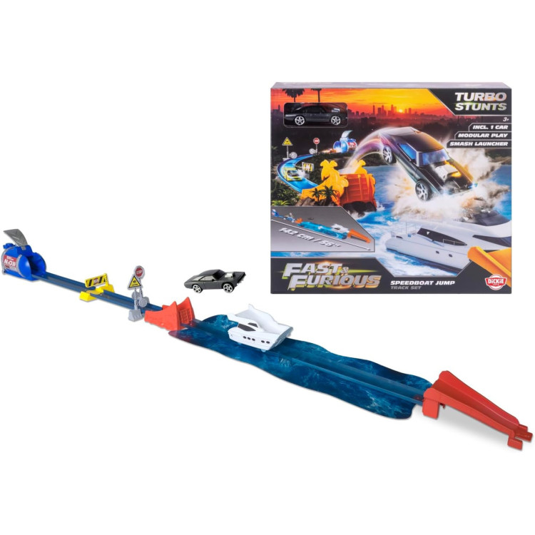 Dickie Fast & Furious Speedboat Jump Track Tet