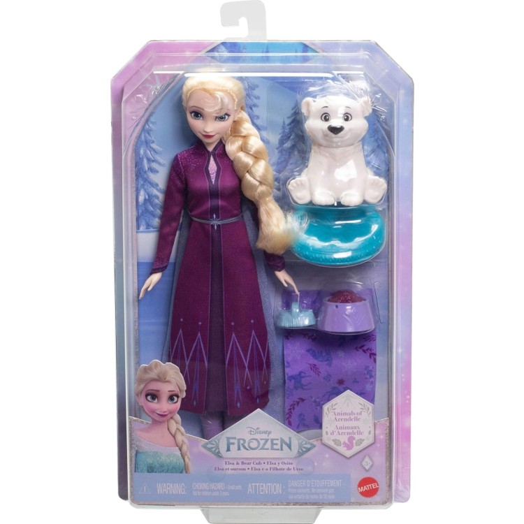 Disney Frozen Elsa Doll & Bear Cub