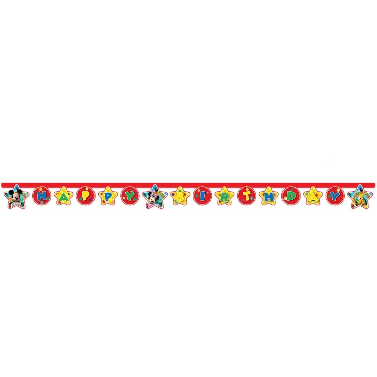 Disney Mickey's Clubhouse Paper Letter Banner