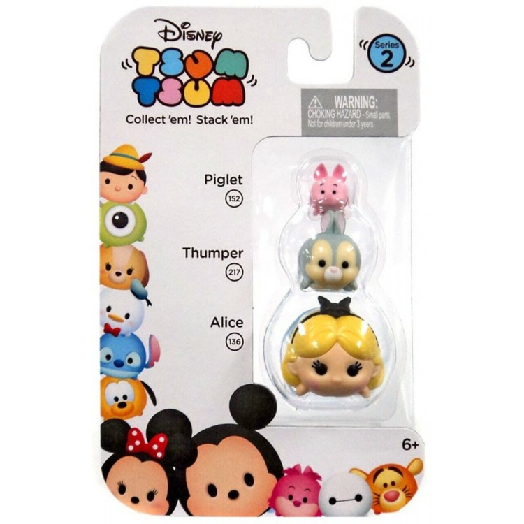 Disney Tsum Tsum 3 Figure Pack Piglet/Thumper/Alice