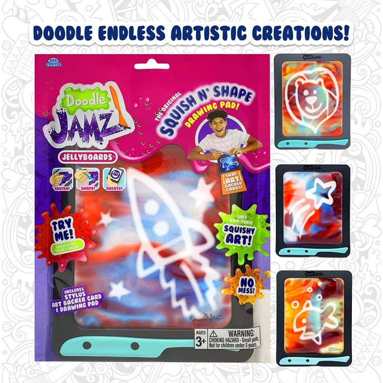 Doodle Jamz Jellyboards (Red & Blue Gel)