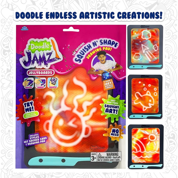Doodle Jamz Jellyboards (Red & Yellow Gel)
