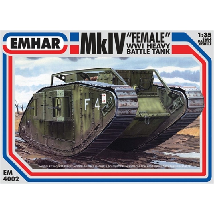 Emhar 1:35 WW1 MkIV Female Tank