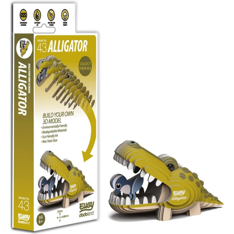Eugy Alligator 3D Model