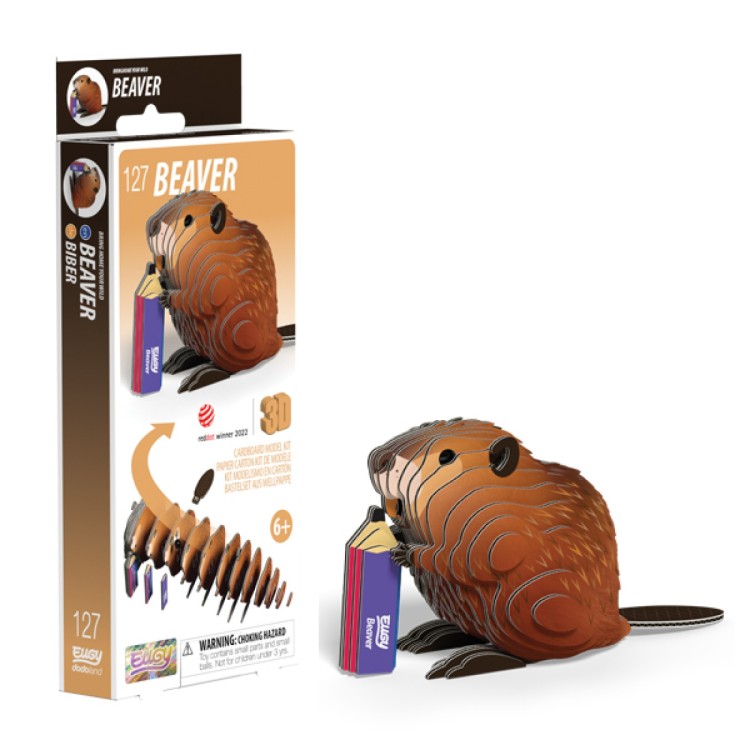 Eugy Beaver 3D Model