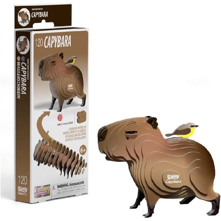 Eugy Capybara 3D Model