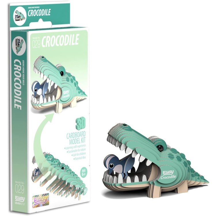 Eugy Crocodile 3D Model