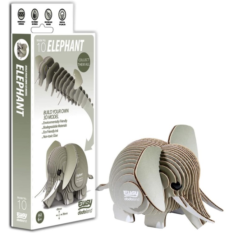 Eugy Elephant 3D Model