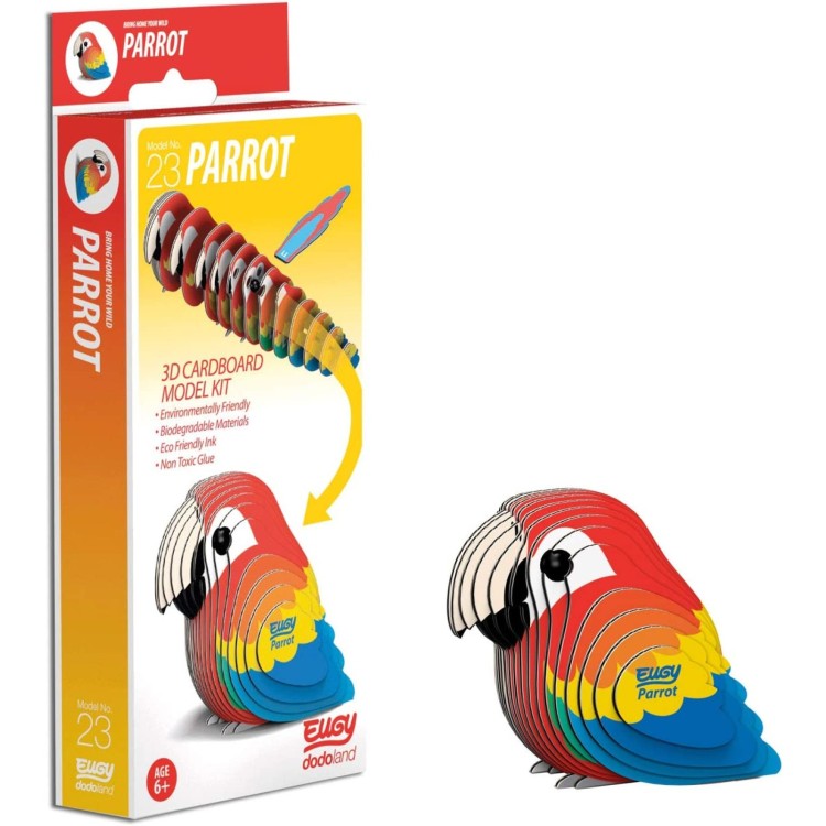 Eugy Parrot 3D Model