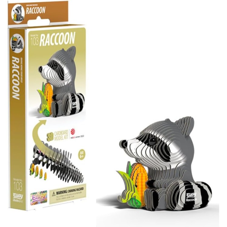 Eugy Raccoon Duck 3D Model