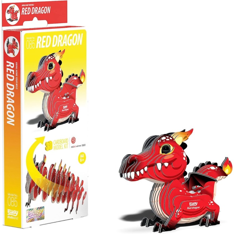 Eugy Red Dragon 3D Model