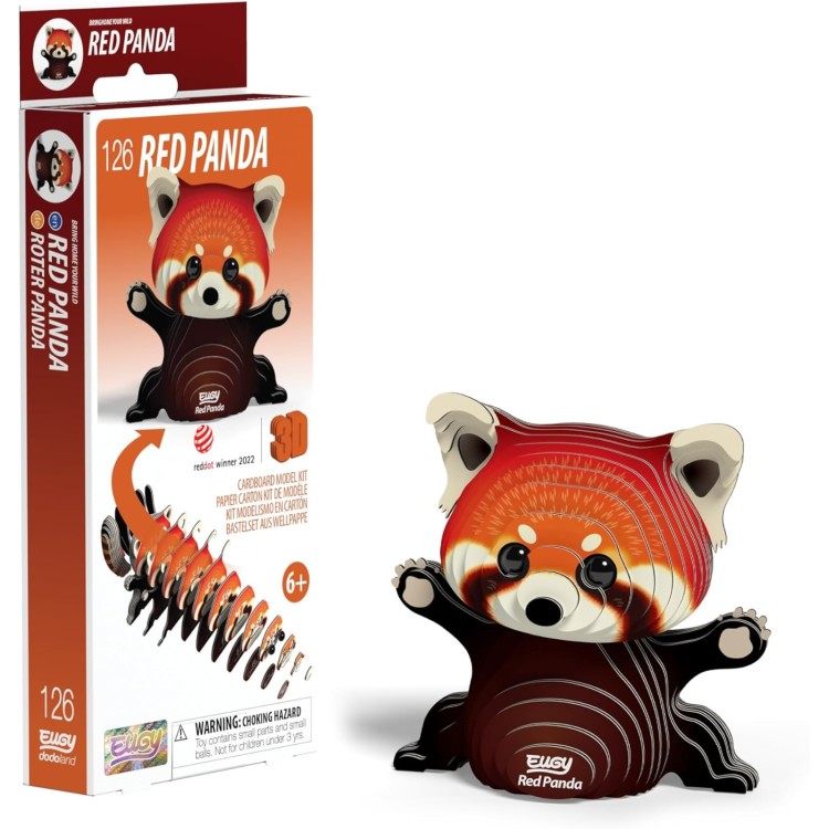 Eugy Red Panda 3D Model