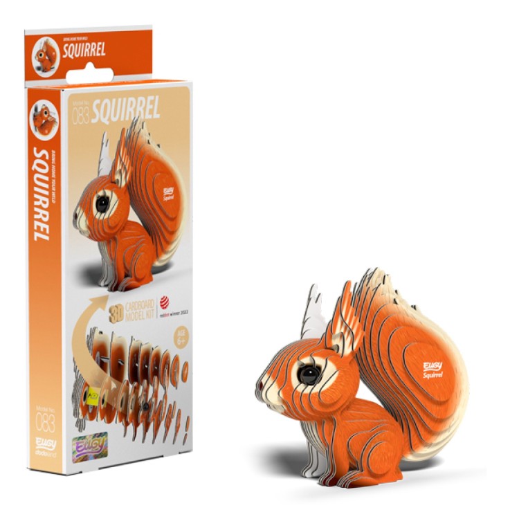 Eugy Squirrel 3D Model