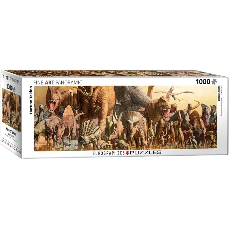 Eurographics Panoramic Dinosaurs 1000pc Puzzle