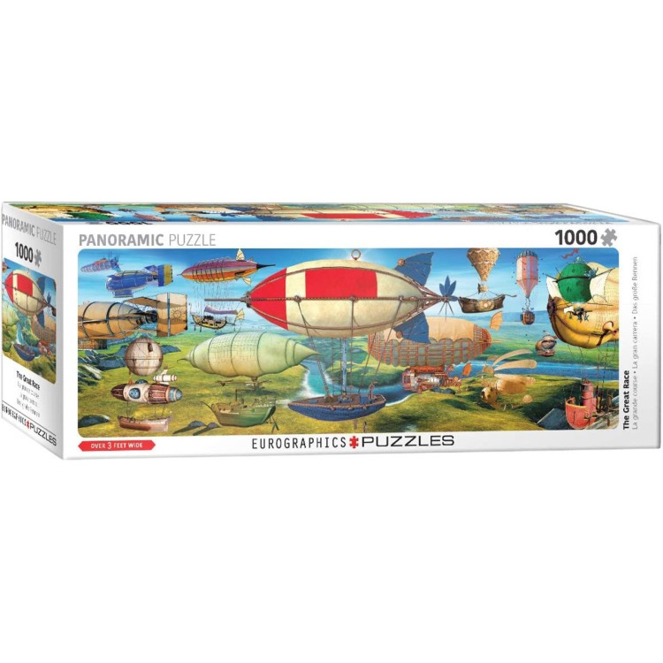 Eurographics Panoramic The Great Race 1000pc Puzzle