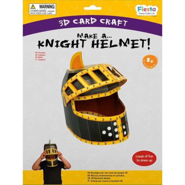 Fiesta Crafts Make a Knight Head 3D Mask