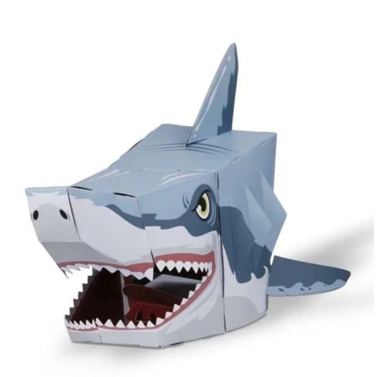 Fiesta Crafts Make a Shark Head 3D Mask