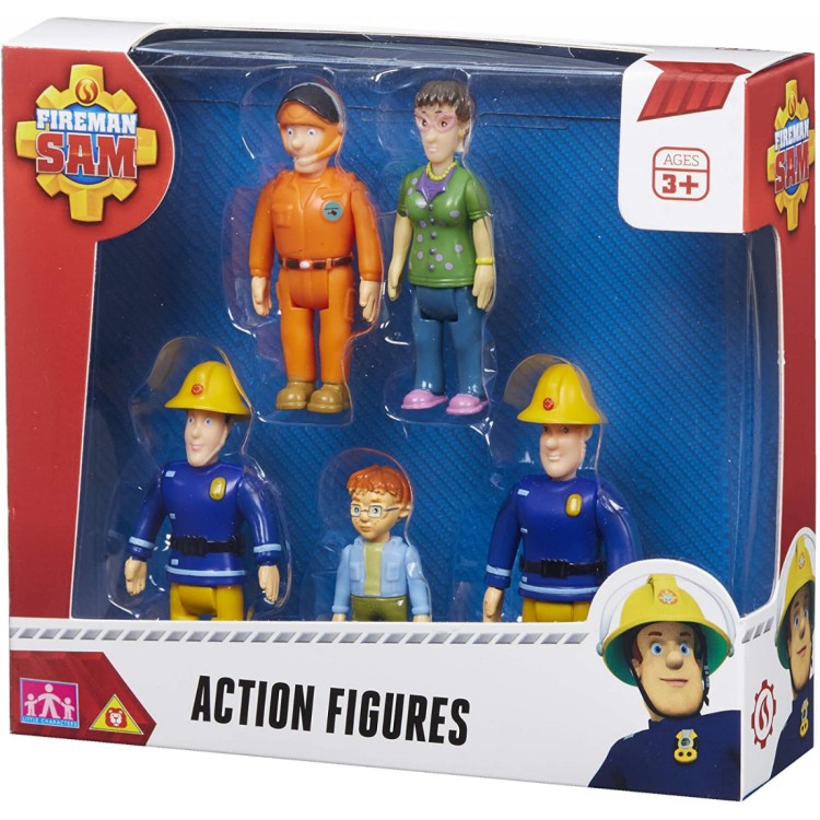 Fireman Sam Action Figures 5 Pack