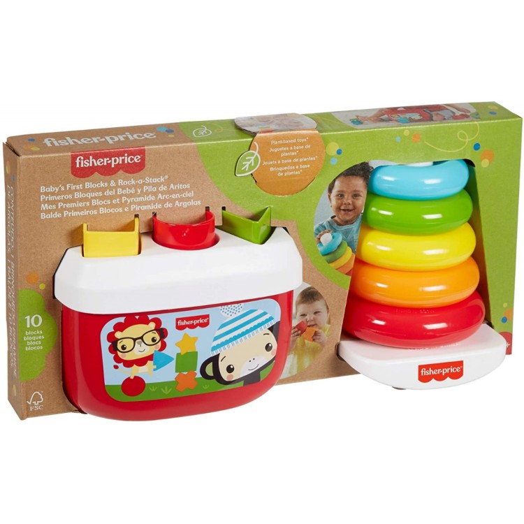 Fisher Price Baby's First Blocks & Rock-a-Stack