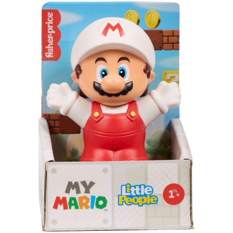 Fisher Price Little People My Mario Figure - Fire Mario