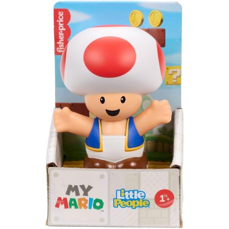 Fisher Price Little People My Mario Figure - Toad